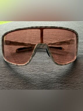 Volcom Macho Sunglasses Grey and White Check